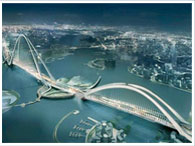 Pont futuriste de Dubaï